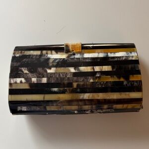 Enameled Clutch Bag Purse